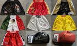 Signed Autograph Boxing Memorabilia | Trunks Gloves & more 80s 90s & 00s