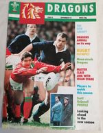 MAGAZINE - Wales Rugby Union Welsh Dragons Magazine Issue 5 September 1992