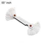 55/60 Degree Metric Inch Thread Plug Gauge Gear Tooth Screw Pitch Gauges Measuri