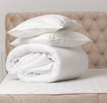 LUXURY ANTI-ALLERGY HOLLOWFIBRE DUVET & PILLOW SET – SOFT HYPOALLERGENIC QUILT