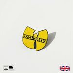 WuTang Jacket Bag Lapel Pin Yellow/Black Hip Hop Wu Tang