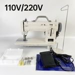 Home 7/9" Arm Zigzag Stitch Thick Material Sewing Machine Leather Sewing Machine