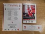 Altrincham V Kidderminster Tues 27th Oct 2026, Programme, Teamsheet & Ticket