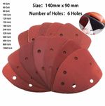 Detail Palm Sander Sanding Sheets 40~1000 Grit Hook Loop Mouse Sandpaper Pads