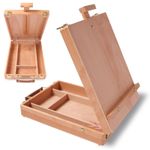 Adjustable Table Top Art Easel Desk Easel for Presentation Painting Box Storage
