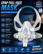 Full Face Mask and  Oxygen Breathing Machine for Sleep Apnea