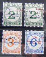 Ghana 1968 Postage Due set MNH