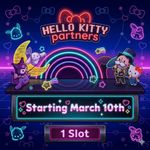 Hello Kitty-Partners Event Mogo partners 1 slot ⚡️Full Carry 80k⚡️1-24hour max! 