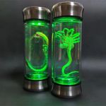 Alien Glow Jar Xenomorph Specimen Facehugger Embryo Glass Jar Movie Prop
