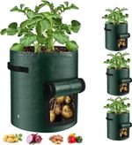 4 x Potato Planters Grow Bags Sacks Vegetable Planter Container Home Garden