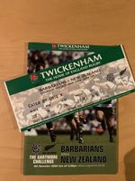 Rugby Barbarians Vs New Zealand 2004 Match Day Programme + Ticket