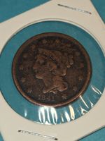 1841 US Braided Hair  Penny This COIN IS RARE AND PRICED TO Sell COME C.