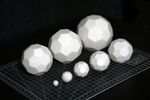 Blank Truncated Icosahedron / Archimedean Solid / 2 - 20 cm