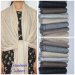Pure Cashmere Shawl Scarf Pashmina Shawl Wrap Handmade Super Soft Delicate Light
