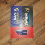 NFL 19th October 2025 LA Rams Vs Jaguars Wembley Official Programme
