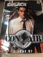 CON AIR MOVIE POSTER VINYL CINEMA JOHN CUSACK 1997 STICKER DECAL ORIGINAL 