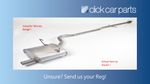 Mini R50 One Cooper Exhaust Rear Silencer Rolled Box Value for Money ! as image