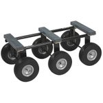 Klutch 1200-Lb. Capacity 6-Wheel All-Terrain Dolly