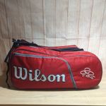 Wilson  Roger Federer Signature Multi Tennis Racquet Team  Carry Back Pack Bag