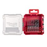 Milwaukee 1/4in Hex HSS-G Combi Drill Tap Set Impact Rated Metric Threads 6PC