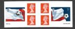 2002 WORLD CUP FOOTBALL CHAMPIONSHIP STAMP BOOKLET (SG 2293 - 94) GB  MNH
