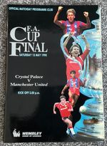 1990 FA Cup Final Programme - Crystal Palace v Manchester United