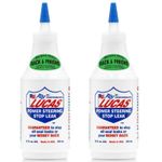 Lucas Power Steering Stop Leak 355ml Fix All Seal Leaks Rack Pinion Repair x2