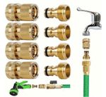 Brass Tap Connector Full Set Adaptor Universal Garden Tools Water Fit Hose Pipe