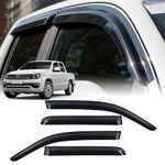 JHCHAN Wind Deflectors for VW Amarok Double Cab 2009-2020 4pc Set Accessories