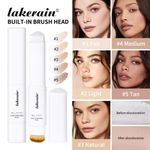 Cover Cream Stick White - w/ brush Korean Color-Changing Foundation Stick NEW