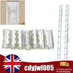 7X PVC Strip Curtain Plastic Soft Freezer Room Door Curtain Kit Hanging 18cm x2m