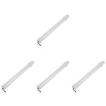 White Iron Fan Extension Rod Adjustable Height Floor Fan Support Rod