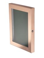 A3 polished Copper Mains LED Menu case