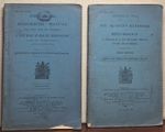 Antique 1918 1919 WWI Royal Navy Barometer Manual & Seaman Meteorology Book Set