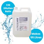 Ultrasonic Cleaner Fluid for Carburettors & Engine Parts – 5L Makes 55L