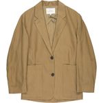 Studio Nicholson Beige Viscose Linen Blazer