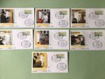 Germany 1982 Automatic vending postage labels 7 covers Ref A1127