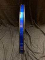 22” Metal Bass Drum Hoop With Blue Sparkle Inlay