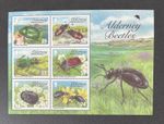 ALDERNEY 2013 MNH BEETLES MINISHEET - FREE UK P&P
