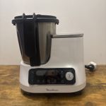 Moulinex HF452110/BWA Food Processor with Accessories White Used Working Tested