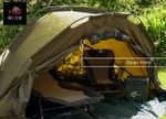 Deluxe 2 Man Fishing Bivvy Green Camping Carp Tent Fishing Shelter