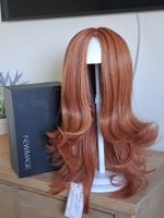 Monaco New Image Labs 13" Remy Human Hair Wig Medium Ripe Peach BNWT