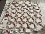 ROYAL  ALBERT  OLD COUNTRY ROSES JOB LOT SET Plates Saucers Ornaments  Jugs x45