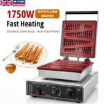 Lolly Waffle Maker Pine Tree Commercial Waffle Machine With flaws unused