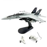 1/72 F/A-18 Super Hornet US Navy Fighter Jet Jolly Rogers Diecast Aircraft Model