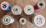 Vintage Wooden Cotton Reels for Singer Dewhurst Sylko Coats Clark Anchor