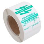 250 x PAT Testing Vinyl Appliance Cable Wrap Labels - Passed