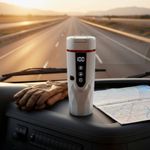 12V 24V Kettle Dual-Voltage Voltage Car Travel Kettle Single-Handed-Hand