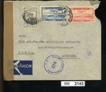 BM2143, 1950, Damascus - Vienna, Airmail Austrian Censorship Stamp