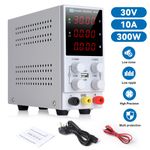 ADJUSTABLE POWER SUPPLY 30V 10A SWITCHING DC DIGITAL LED VARIABLE PRECISION LAB